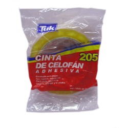 CINTA DE CELOFAN ADHESIVA 205 TUK 18X65