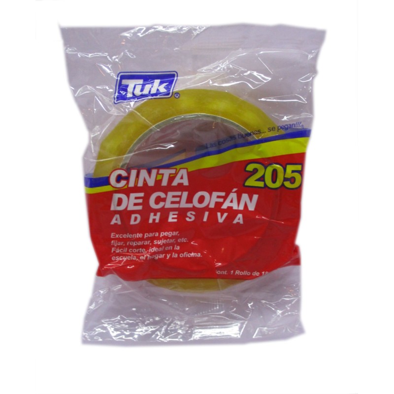 CINTA DE CELOFAN ADHESIVA 205 TUK 18X65