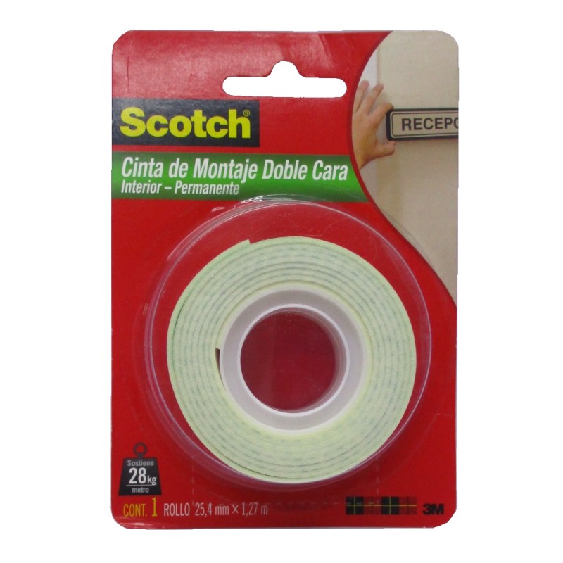 CINTA DE MONTAJE PARA INTERIORES 3M SCOTCH 114Sp