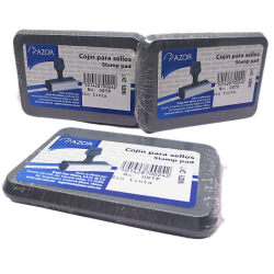 COJIN PARA SELLOS DE PLASTICO #0 SIN TINTA AZOR