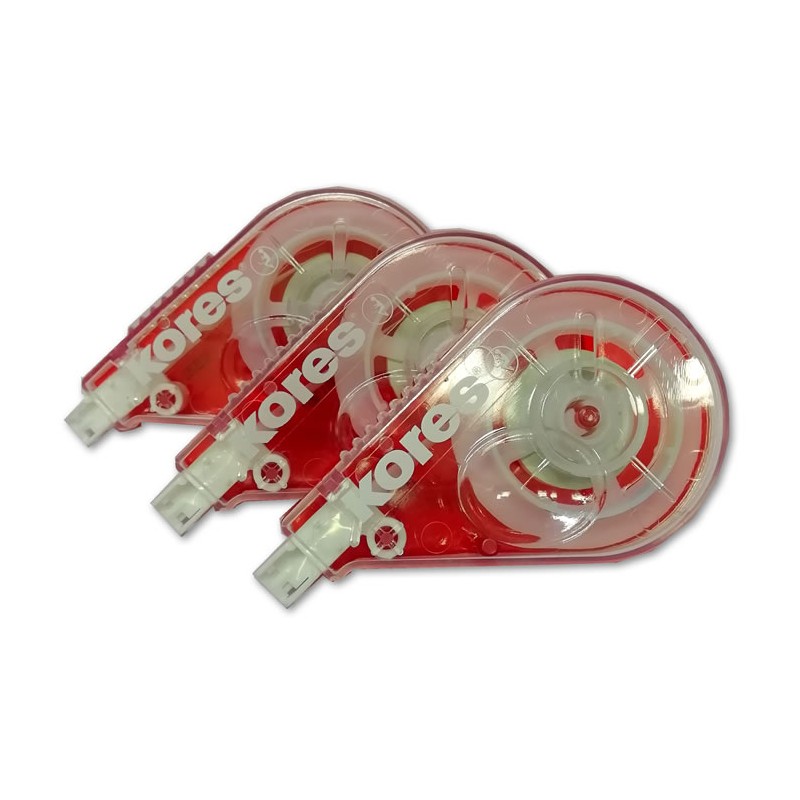 CORRECTOR EN CINTA KORES ROLL ON