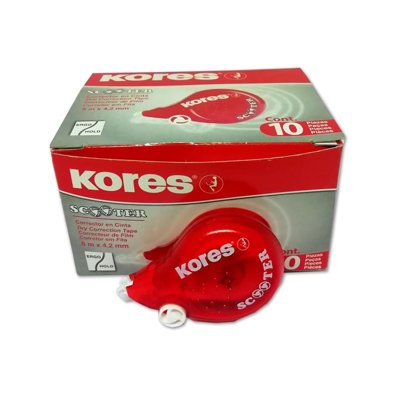 CORRECTOR EN CINTA SCOOTER KORES 8M X 4.2 MM
