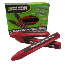 CRAYON INDUSTRIAL DIXON COLOR ROJO