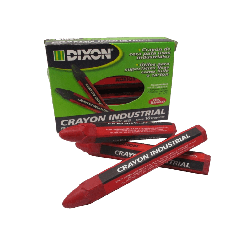 CRAYON INDUSTRIAL DIXON COLOR ROJO