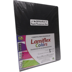 CUBIERTA PLASTICA LAMIFLEX TAMAÑO CARTA HUMO