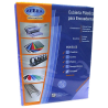 CUBIERTA PLASTICA AZUL TAMAÑO CARTA CON 50 PIEZAS