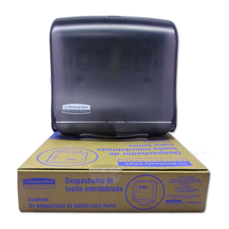 DESPACHADOR DE TOALLA INTERDOBLADA COLOR HUMO