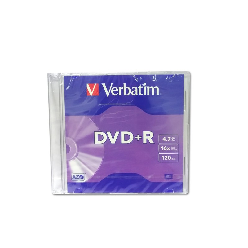 DVD+R DISCO VERBATIM 4.7 GB 16X 120 MINUTOS