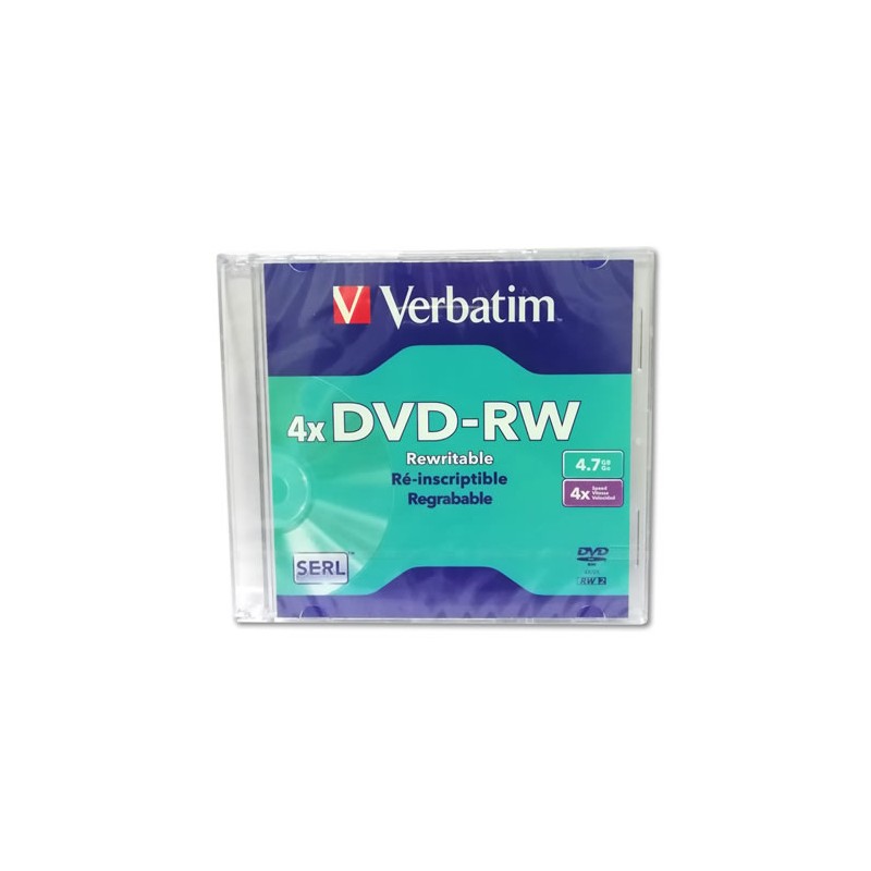 DVD-RW DISCO VERBATIM 4.7 GB 4X REGRABABLE