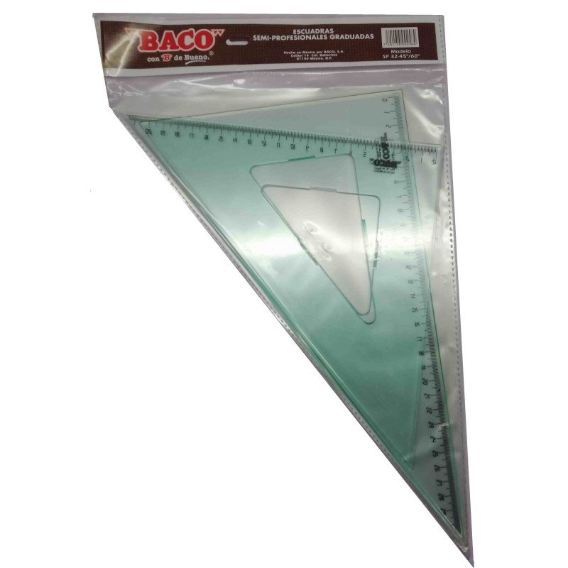 ESCUADRA SEMI-PROFESIONAL BACO SP3245/60