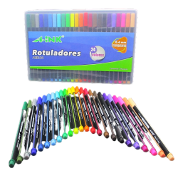 ROTULADORES A-INK 24 COLORES