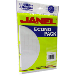 ETIQUETAS BLANCAS ECONOPACK No 22 JANEL