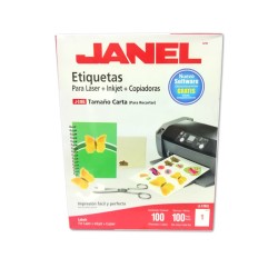ETIQUETAS BLANCAS PARA LASER JANEL