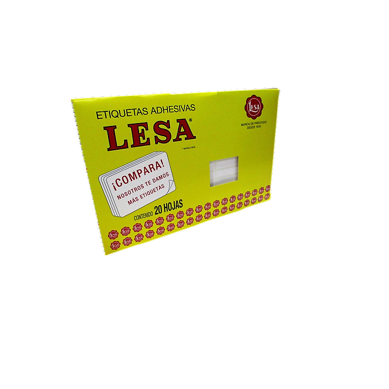 ETIQUETA BLANCA LESA No 14