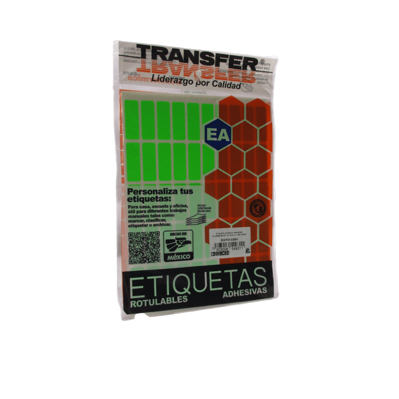 ETIQUETA VERDE TRANSFER