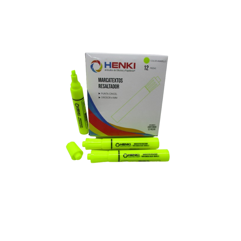 MARCATEXTOS AMARILLO HENKI