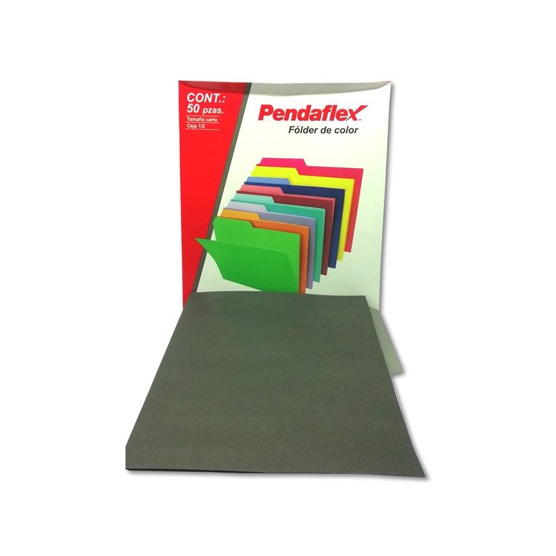 FOLDER TAMAÑO CARTA COLOR BITONO NEGRO
