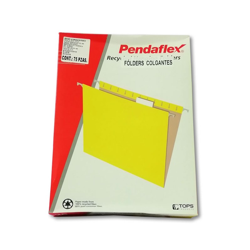 FOLDER COLGANTE TAMAÑO CARTA AMARILLO