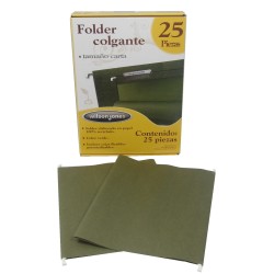 FOLDER COLGANTE TAMAÑO CARTA VERDE TRADICIONAL