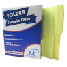 FOLDER TAMAÑO CARTA COLOR AMARILLO