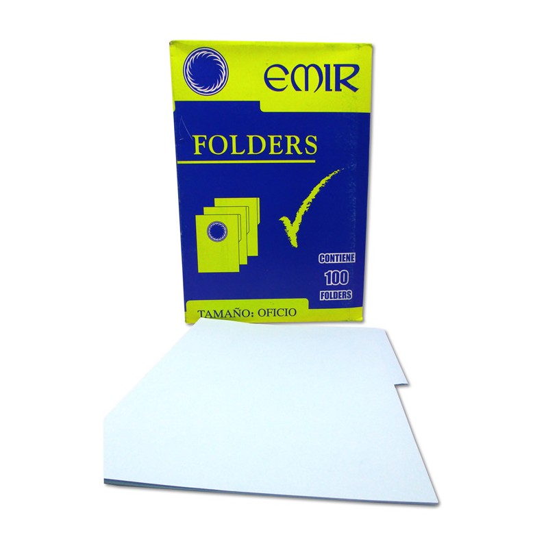 FOLDER TAMAÑO OFICIO COLOR AZUL