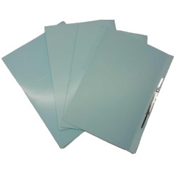 FOLDER CON BROCHE 8 CENTIMETROS TAMAÑO OFICIO AZUL CLARO