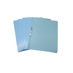 FOLDER CON BROCHE 8 CMS TAMAÑO CARTA AZUL CLARO HENKI