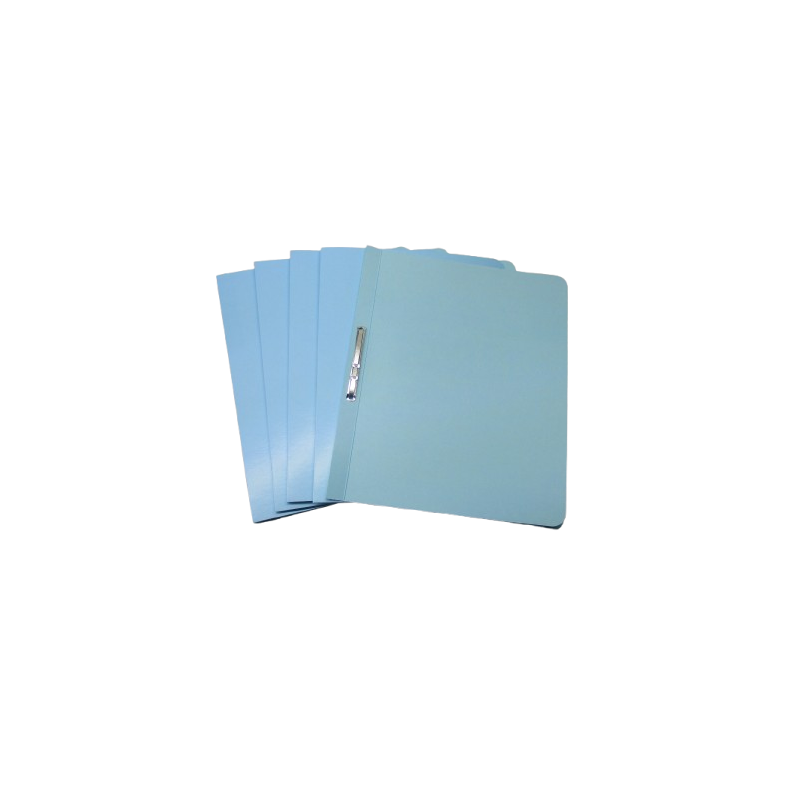FOLDER CON BROCHE 8 CMS TAMAÑO CARTA AZUL CLARO HENKI