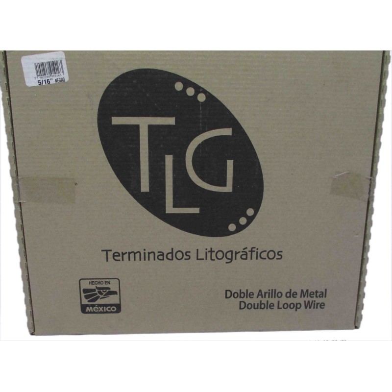 ARILLO METALICO NEGRO 5/16 TLG CON 100 PZAS