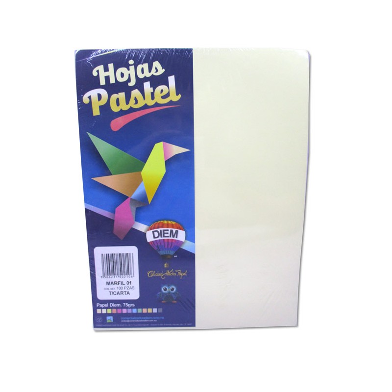 HOJAS DE COLOR MARFIL 01 DIEM