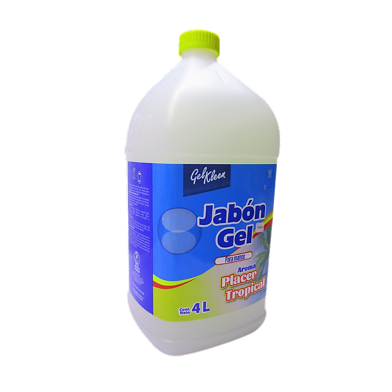 JABON LIQUIDO DE 4 LITROS GEL KLEEN