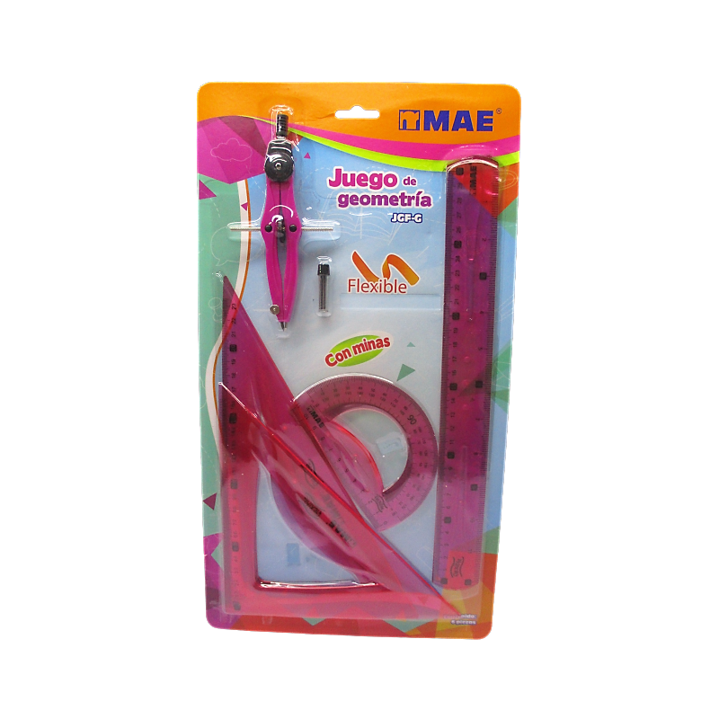 JUEGO DE GEOMETRIA MAE FLEXIBLE GRANDE