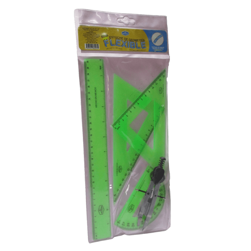 JUEGO DE GEOMETRIA PETIGON FLEXIBLE