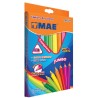 LAPICES DE COLORES JUMBO TRIANGULAR MAE CON 12 COLORES