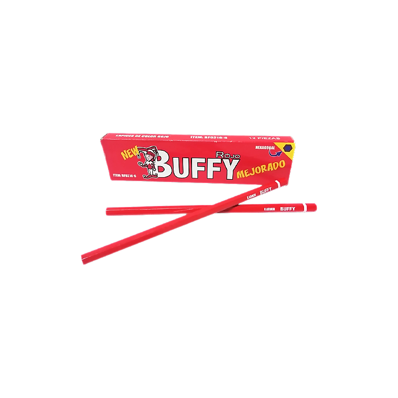 LAPIZ ROJO CARMIN BUFFY