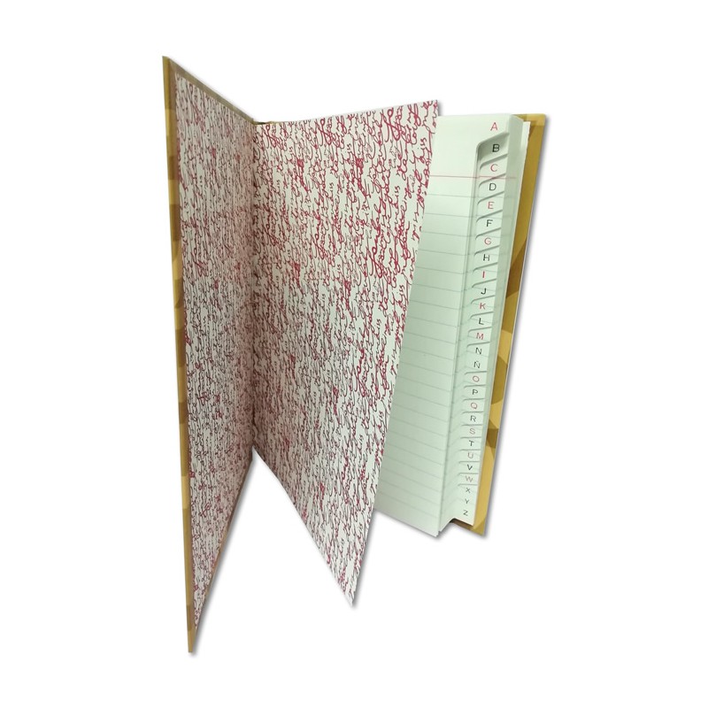 LIBRETA FRANCESA RAYA CON INDICE PASTA DURA 192 HOJAS ESTRELLA