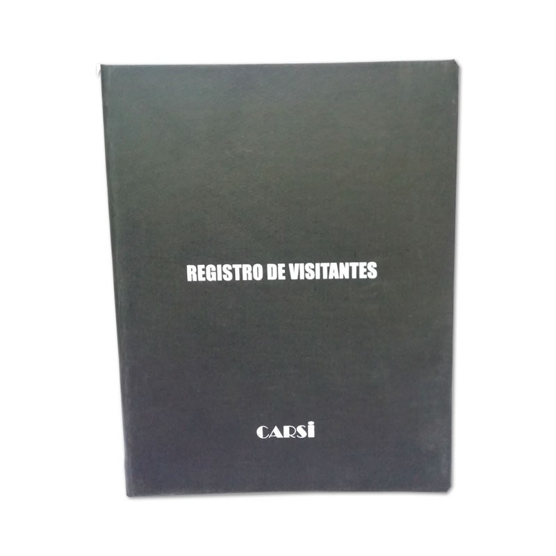LIBRO REGISTRO DE VISITANTES 100 HOJAS CARSI