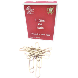 LIGA DE HULE NATURAL No 18 HERCULES EN CAJA