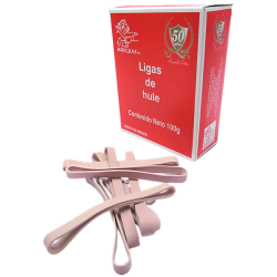 LIGA DE HULE NATURAL No 64 HERCULES EN CAJA