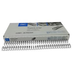 ARILLO METALICO NEGRO 3/8 CON 20 PIEZAS GBC