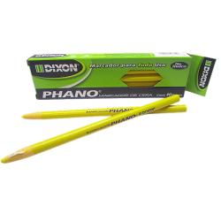 MARCADOR DE CERA AMARILLO DIXON