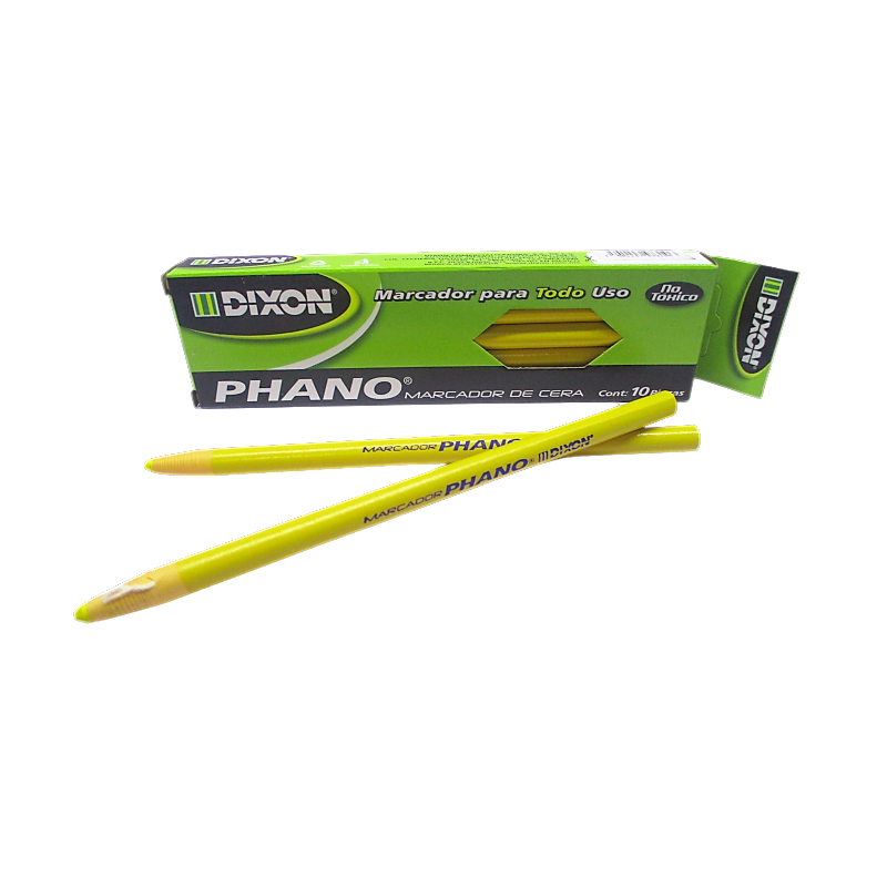 MARCADOR DE CERA AMARILLO DIXON