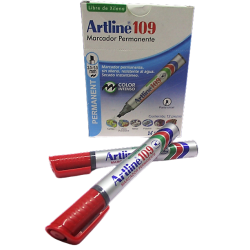 MARCADOR PERMANENTE ROJO ARTLINE