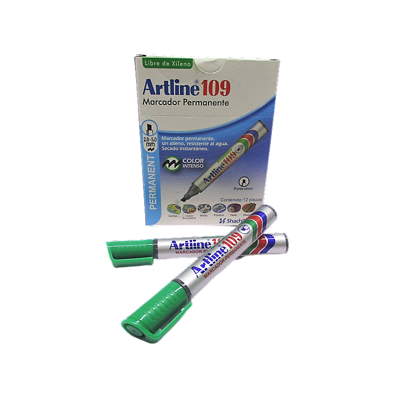 MARCADOR PERMANENTE VERDE ARTLINE