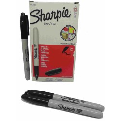 MARCADOR PERMANENTE FINO NEGRO SHARPIE