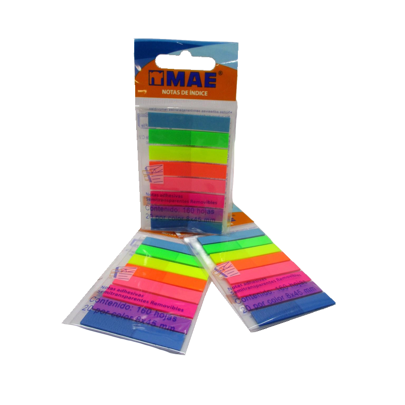 BANDERITAS SEÑALIZADORAS NEON 160