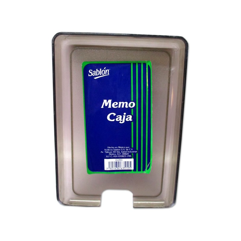 MEMO CAJA HUMO SABLON