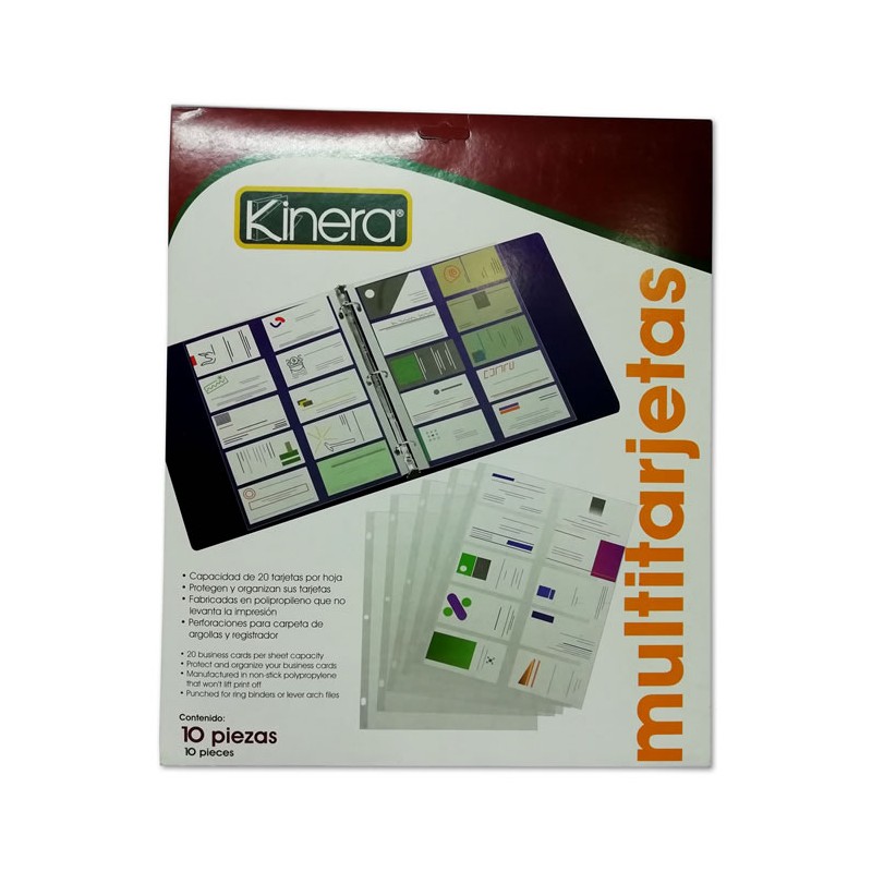 MICA MULTITARJETAS KINERA 3810 CON 10