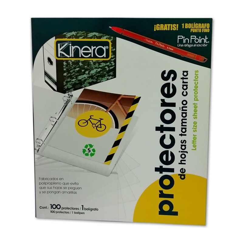 MICA PROTECTOR DE HOJAS KINERA CARTA