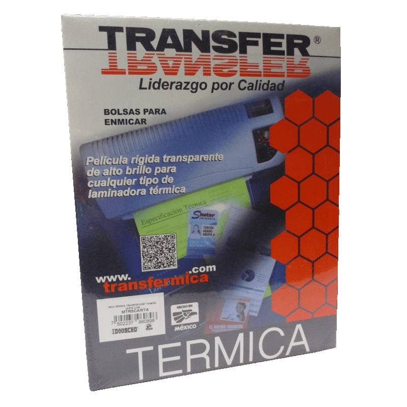 MICA TERMICA TRANSFER TAMAÑO CARTA